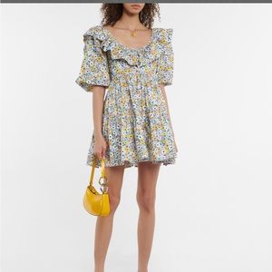 Agua by Agua Bendita Flor La Fania Cotton Mini Dress Size M